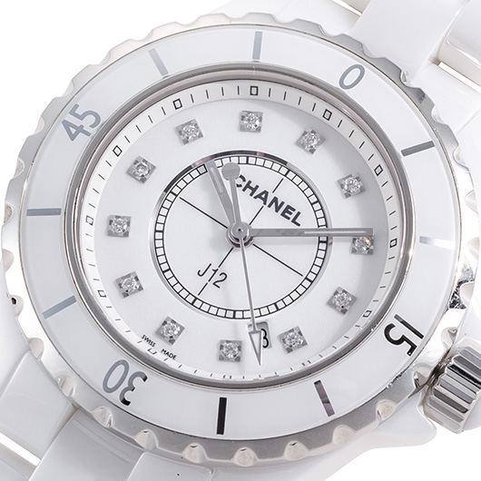 シャネル J12 H1628 ホワイト 中古 サブカット 1枚目