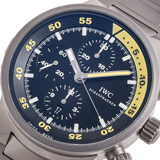 IWC アクアタイマー スプリットミニッツ クロノグラフ IW372301 ブラック 中古 サブカット 1枚目