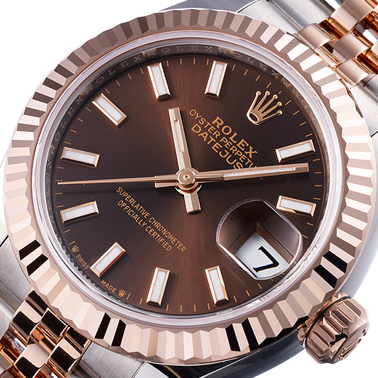 ロレックス デイトジャスト 28 279171 ブラウン（チョコ） 新品未使用 サブカット 1枚目