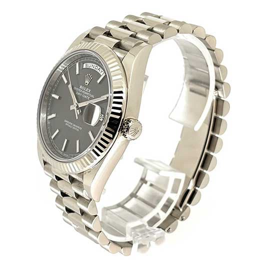 ロレックス デイデイト40 228239 グレー 中古 サブカット 1枚目