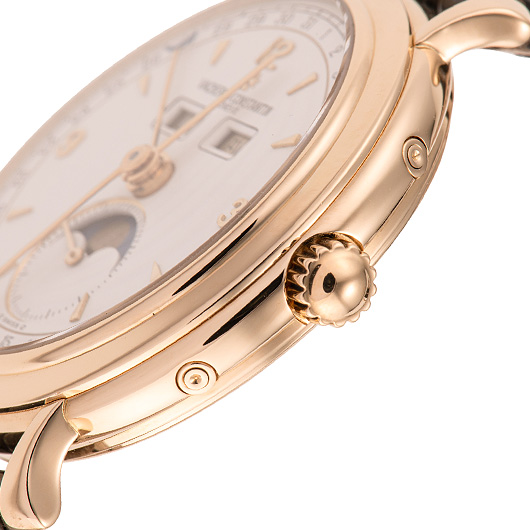 ヴァシュロンコンスタンタン ヒストリカル フルカレンダー ムーンフェイズ 37150/000J シルバー 中古 サブカット 3枚目