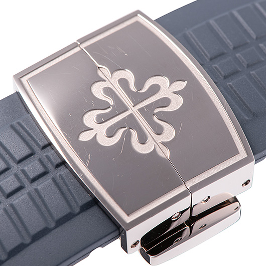 パテックフィリップ アクアノート トラベルタイム 5164G-001 ブルーグレー 新品 サブカット 4枚目