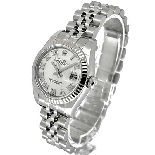 ロレックス デイトジャスト 179174NR ホワイト 中古 サブカット 1枚目