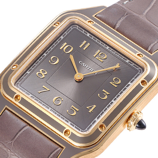 カルティエ サントス デュモン LM WGSA0097 トープグレー 中古 サブカット 1枚目