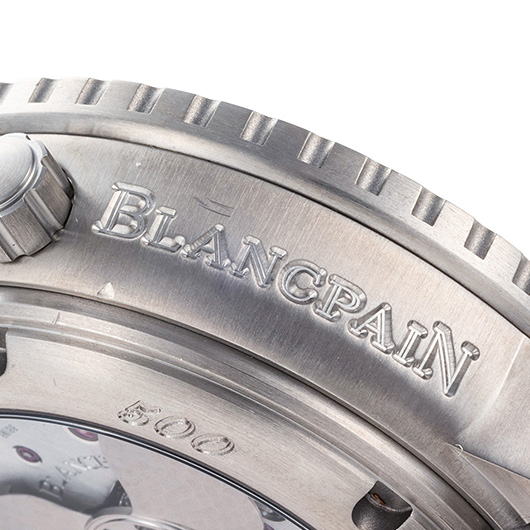 ブランパン フィフティ ファゾムス 500 GMT 50021-12B30-52B ブラック 中古 サブカット 4枚目