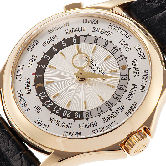パテックフィリップ ワールドタイム 5130J-001 シルバー 中古 サブカット 1枚目