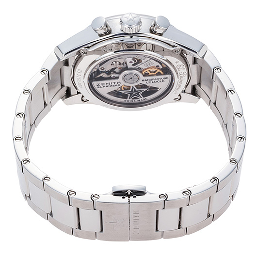 ゼニス エル・プリメロ  36000VPH 03.2150.400/26.M2150 グレー/シルバー/ブルー 中古 サブカット 2枚目