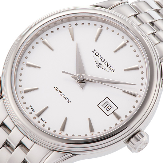 ロンジン フラッグシップ クラシック L4.374.4.18.6 ホワイト 新品 サブカット 1枚目