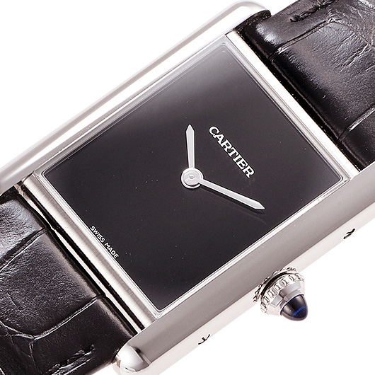 カルティエ タンク マスト ウォッチ LM WSTA0072 ブラック 中古 サブカット 1枚目