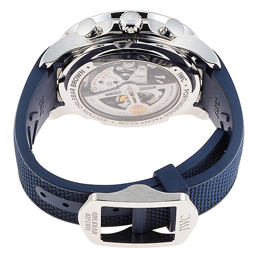 IWC ポルトギーゼ ヨットクラブ クロノグラフ オールバー・ブラウン IW390704 ブルー/ホワイト 中古 サブカット 2枚目