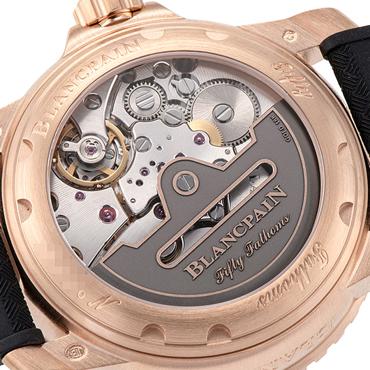 ブランパン フィフティ ファゾムス オートマチック 5010-36B30-B64A ブラック 新品 サブカット 4枚目