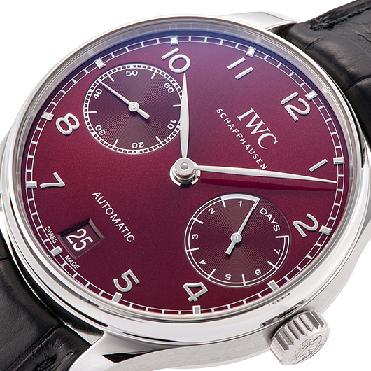 IWC ポルトギーゼ 7デイズパワーリザーブ IW500714 バーガンディー（レッド） 中古 サブカット 1枚目