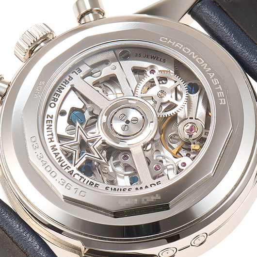 ゼニス クロノマスター オリジナル トリプルカレンダー 03.3400.3610/39.C910 グレー/シルバー 中古 サブカット 3枚目