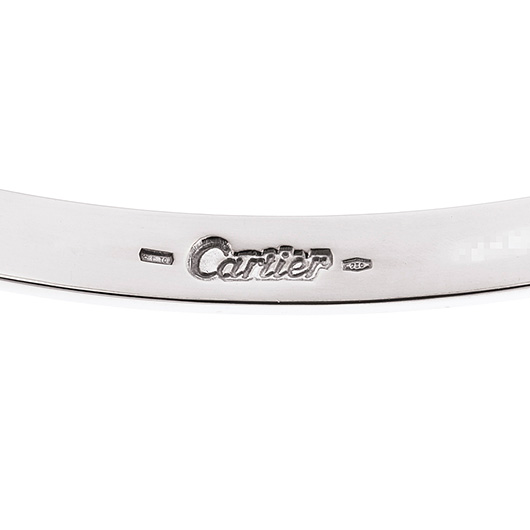 カルティエ ラブ ブレスレット ホワイトゴールド 中古 サブカット 2枚目