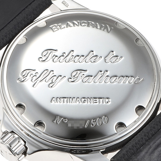 ブランパン フィフティ ファゾムス トリビュート 5015B-1130-52 ブラック 中古 サブカット 3枚目