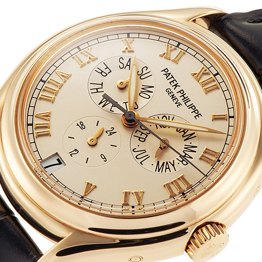 パテックフィリップ 年次カレンダー 5035J-001 シルバー 中古 サブカット 1枚目