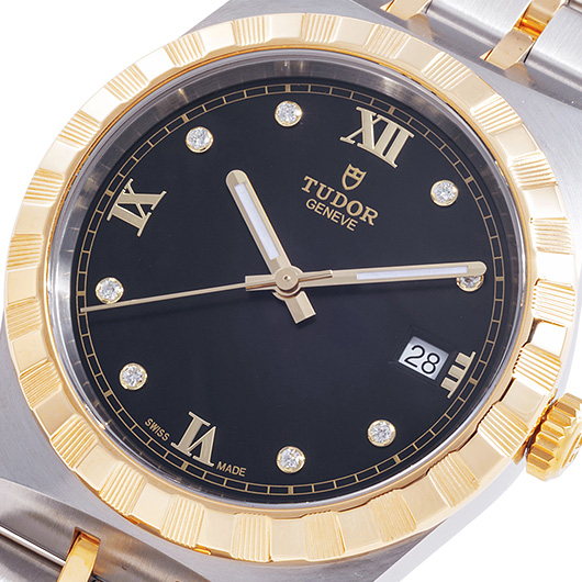 チューダー/チュードル ロイヤル 28503-0004 ブラック 新品 サブカット 1枚目