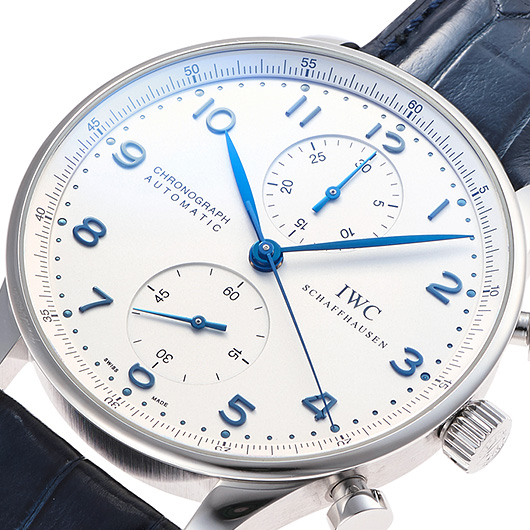 IWC ポルトギーゼ クロノグラフ IW371417 シルバー 中古 サブカット 1枚目