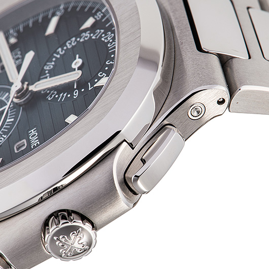 パテックフィリップ ノーチラス トラベルタイム クロノグラフ 5990/1A-011 ブルー 新品未使用 サブカット 4枚目