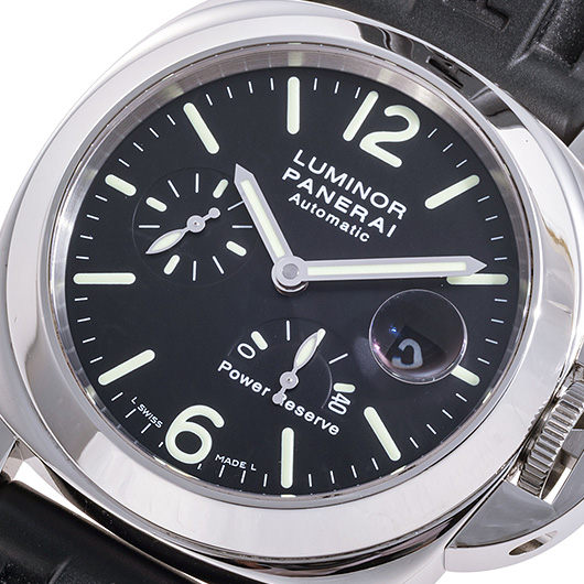 パネライ ルミノール パワーリザーブ PAM00090 ブラック 中古 サブカット 1枚目