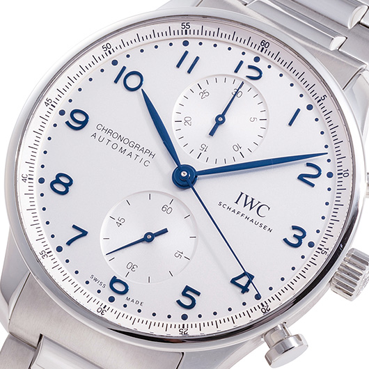 IWC ポルトギーゼ クロノグラフ IW371617 シルバー 中古 サブカット 1枚目