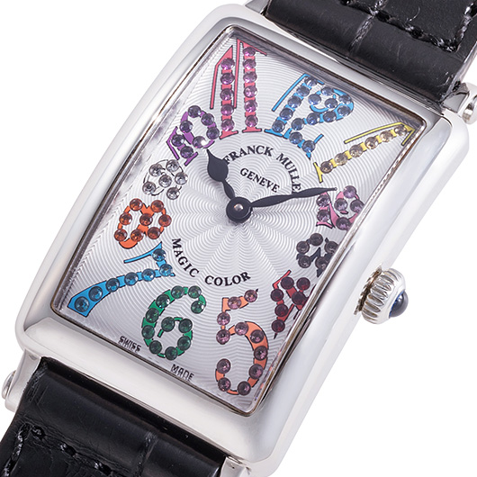 フランク・ミュラー ロングアイランド マジックカラー 902QZ MAGIC COLOR シルバー 中古 サブカット 1枚目