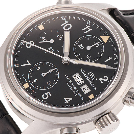 IWC ドッペルクロノ IW371303 ブラック 中古 サブカット 1枚目