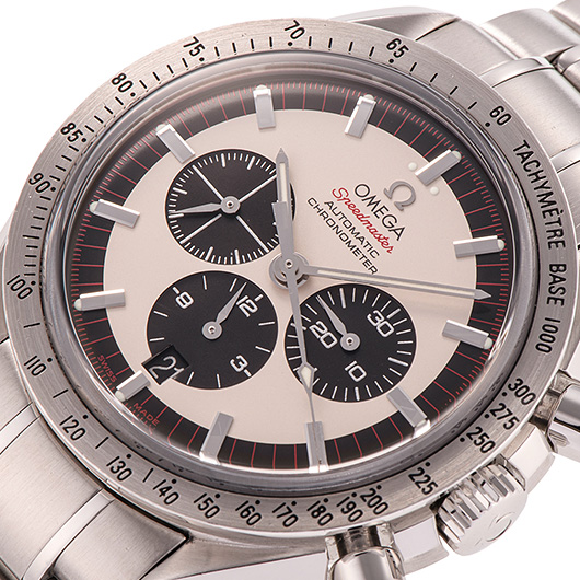 オメガ スピードマスター シューマッハ レジェンド 3559-32 アイボリー/ブラック 中古 サブカット 1枚目