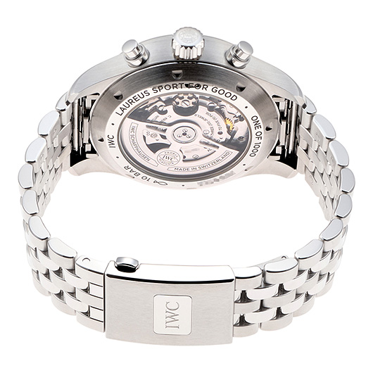 IWC パイロット クロノグラフ ローレウス IW378010 ブルー 新品 サブカット 2枚目