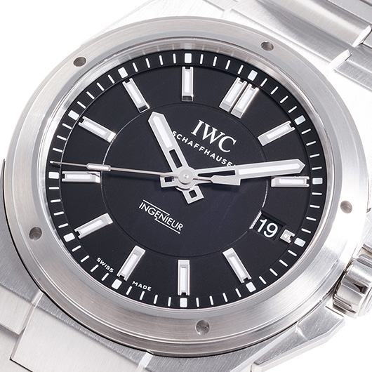 IWC インヂュニア IW323902 ブラック 中古 サブカット 1枚目
