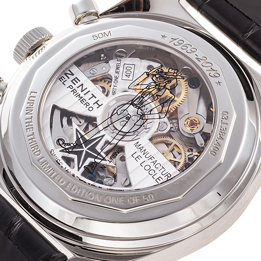 ゼニス エル・プリメロ  A384 ルパン3世 次元大介 リミテッド 03.L384.400/27.C815 ブラック 中古 サブカット 3枚目