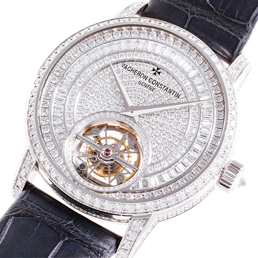 ヴァシュロンコンスタンタン トラディショナル トゥールビヨン ジュエリー 6025T/000G-B635 シルバー 中古 サブカット 1枚目