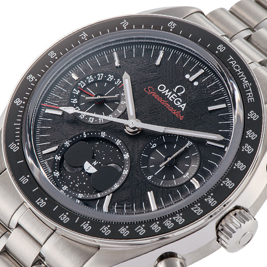 オメガ スピードマスター ムーンフェイズ 304.30.43.52.01.001 ブラック 中古 サブカット 1枚目