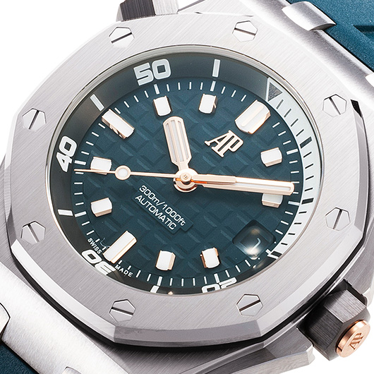 オーデマ・ピゲ ロイヤルオーク オフショア ダイバー 15720ST.OO.A403CA.01 ブルーグリーン 新品 サブカット 1枚目