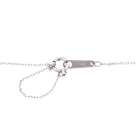 ノーブランド 一粒 ダイヤモンド ネックレス 4660960 プラチナ/シルバー 新品 サブカット 3枚目
