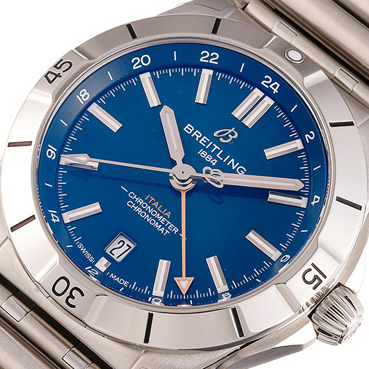 ブライトリング クロノマット オートマチック GMT 40 シックス・ネーションズ イタリア A323981C1C1A1 ブルー 新品未使用 サブカット 1枚目