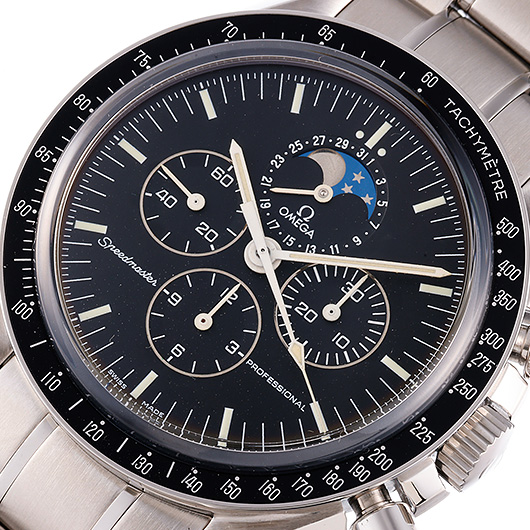 オメガ スピードマスター プロフェッショナル ムーンフェイズ 3576-50 ブラック 中古 サブカット 1枚目