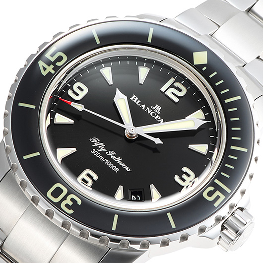 ブランパン フィフティ ファゾムス 5007-1130-71S ブラック 中古 サブカット 1枚目