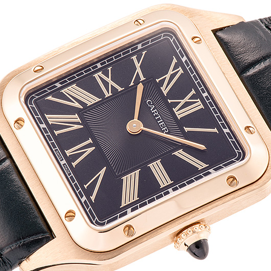 カルティエ サントス デュモン LM WGSA0077 ブルー 中古 サブカット 1枚目