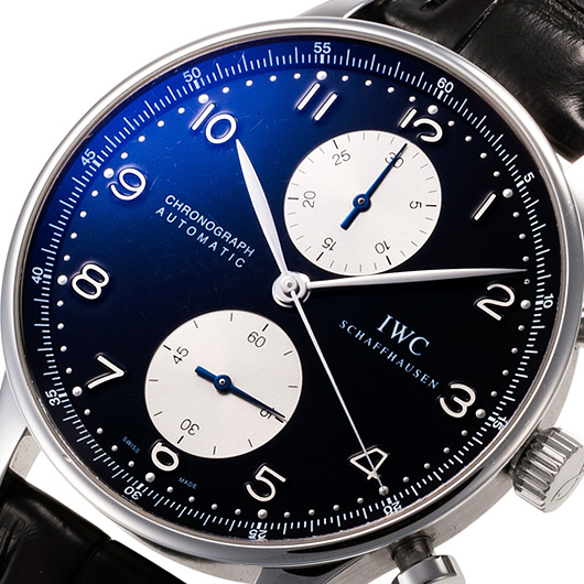 IWC ポルトギーゼ IW371404 ブラック/シルバー 中古 サブカット 1枚目
