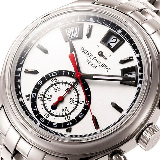 パテックフィリップ 年次カレンダー クロノグラフ 5960/1A-001 シルバー 中古 サブカット 1枚目