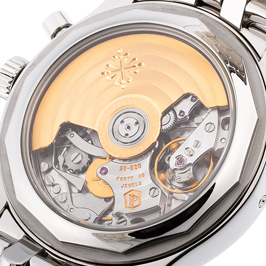 パテックフィリップ 年次カレンダー クロノグラフ 5960/1A-001 シルバー 中古 サブカット 3枚目