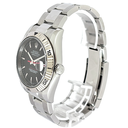 ロレックス デイトジャスト ターノグラフ 116264 ブラック 中古 サブカット 1枚目