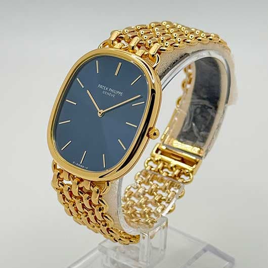 パテックフィリップ ゴールデン・エリプス 3738/6 ブルー 中古 サブカット 1枚目