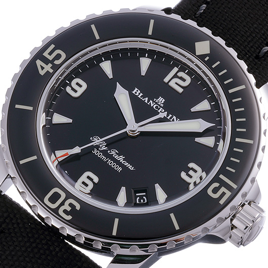 ブランパン フィフティ ファゾムス 5010-1130-B52A ブラック 新品未使用 サブカット 1枚目