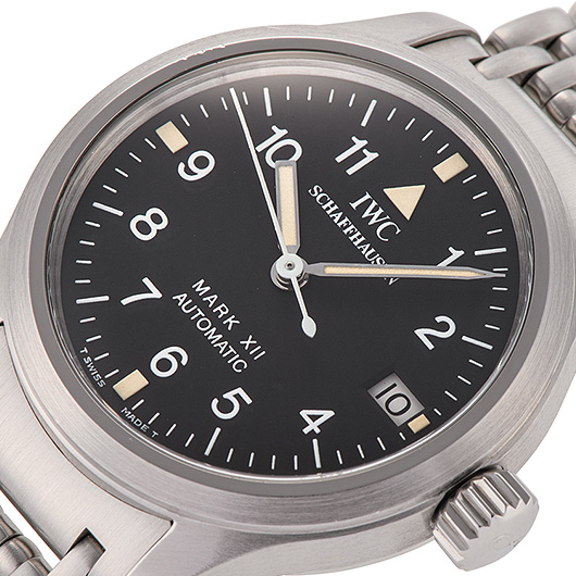 IWC マークXⅡ IW442102 ブラック 中古 サブカット 1枚目