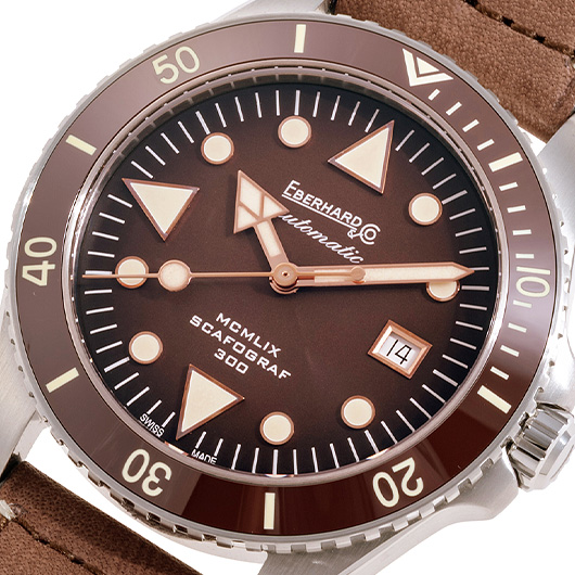 エベラール スカフォグラフ 300 MCMLIX 41034VS.10 CP ブラウン 新品 サブカット 1枚目