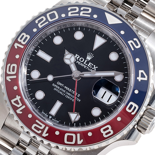 ロレックス GMTマスターⅡ 126710BLRO ブラック 新品 サブカット 1枚目