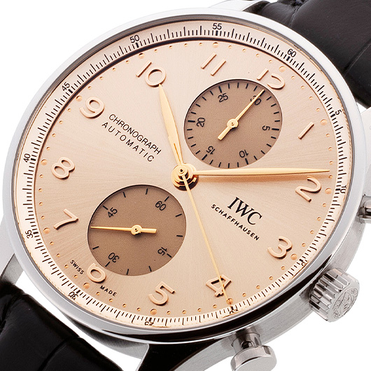IWC ポルトギーゼ クロノグラフ IW371624 ベージュ（デューン） 新品 サブカット 1枚目