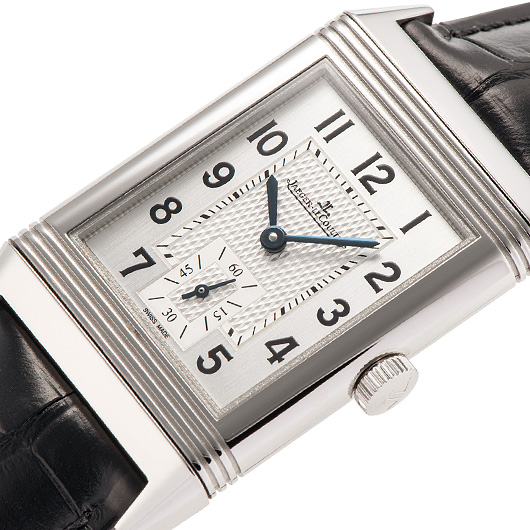 ジャガー・ルクルト レベルソ クラシック ミディアム スモールセコンド Q2438520 シルバー 中古 サブカット 1枚目